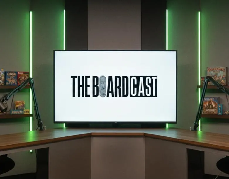 Identidade visual do podcast The BoardCast
