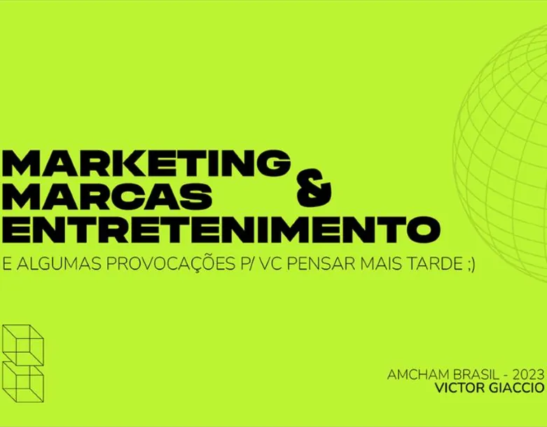 Victor Giaccio: apresentação de workshop
